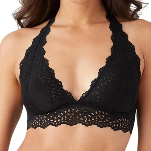 b.tempt'd Women's Inspired Eyelet Bralette-Color: Night-Size:Small - Picture 1 of 5
