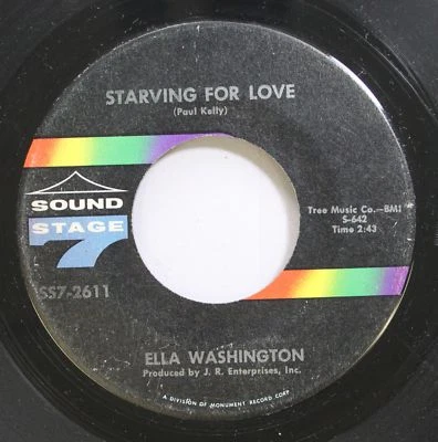 Hear! Northern Soul 45 Ella Washington - Starving For Love / I Done Made It Up I - Image 1 of 2