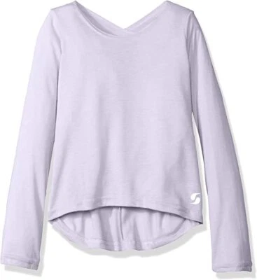 Soffe Girl's Dance Top, Feather Heather, Medium (8-10) - Image 1 of 4