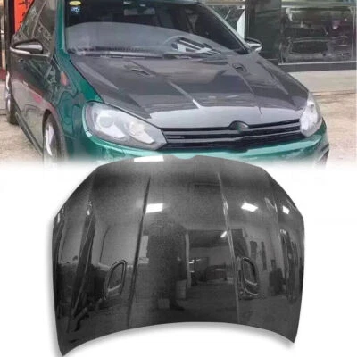 Cubierta capó delantero de fibra de carbono para Volkswagen Golf 6 MK6 GTI R20 Foto 1 de 4