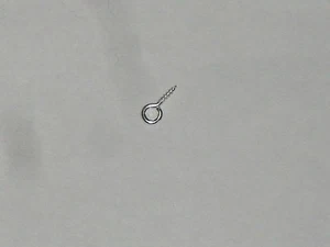 Ösen, Stangen Schrauben versilbert Pate Fimo, Styroporobjekte (8x4mm) Anzahl wählbar: - Bild 1 von 6