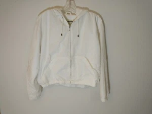 Eddie Bauer Crop Jacke Kapuze Windbreaker Baumwolle gefüttert Damen Gr. M 90er Grunge  - Bild 1 von 9