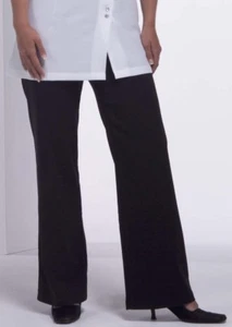 Woman Nursing Healthcare trousers, beauty office uniform black work trouser-T256 - Picture 1 of 4