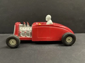Saunders Hot Rod Friction rot Auto Spielzeug #3 Vintage 50er Jahre 7 Zoll - Bild 1 von 10