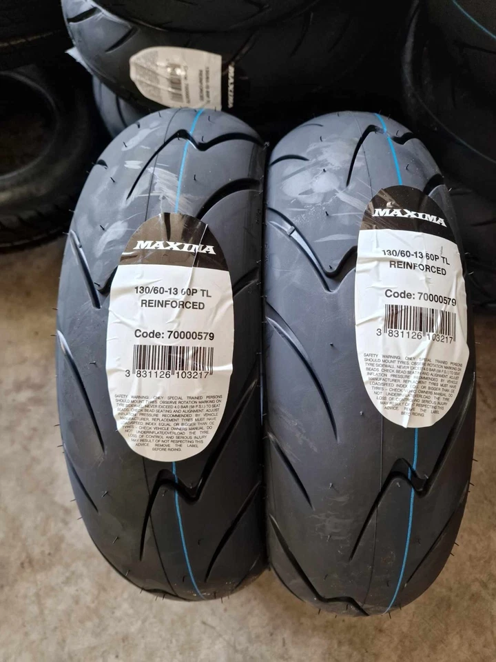 Coppia GOMME 130/60-13 60P  MITAS MAXIMA DOT2025 TUBELESS - Immagine 1 di 2