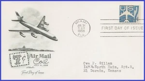 USA3 #C52 ADDR ARTMASTER FDC Blue Jet - Picture 1 of 1