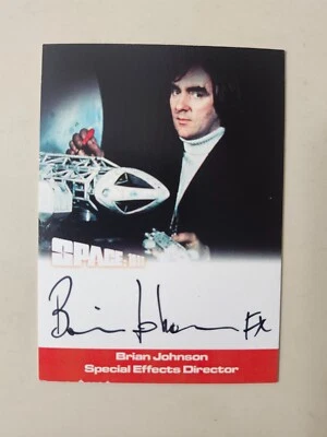 Space 1999 autografado Brian Johnson efeitos especiais diretor inserção BJ1 LEGAL! - Imagem 1 de 2