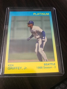 Ken Griffey Jr. 💎1991 STAR Platinum Baseball Card #57 1000 printed Seattle NM