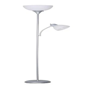 Tall Modern Floor Lamp Reading Light Combo Living Room Home Office Study - Picture 1 of 16