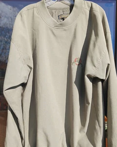 Newport Beach Golf Country Club Olive Green Lined Jacket Pullover SIZE: Medium - Picture 1 of 6