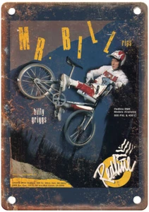 Old School BMX 1988 REDLINE Vintage Magazine Ad Reproduction Metal Sign B1313 - Picture 1 of 2