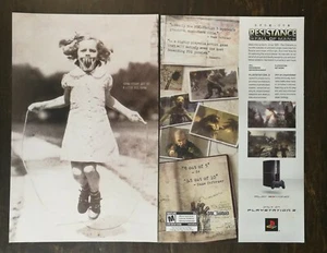 2006 Resistance Fall of Man Playstation 3 Two Page Color Ad - Picture 1 of 1