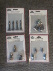 Cobblestone Corners Christmas Village Mini Accessories Carolers New Vintage Lot - Picture 1 of 6