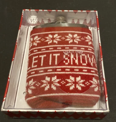 Suéter real de copo de nieve de invierno frasco de cadera de Navidad de Wild Eye Foto 1 de 2
