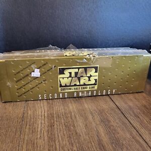 Star Wars CCG SWCCG Second Anthology Factory Sealed BOX HAS DAMAGE