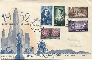 SOUTH AFRICA 1952 TERCENTENARY VAN RIEBECK COVER MY REF 2510 - Picture 1 of 1