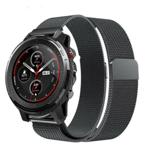 Für Huami AmazFit Stratos 3 Ersatz Milanaise Metall Armband Strap 22 mm - Bild 1 von 16
