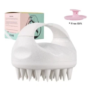 Biodegradable Scalp Massager Brush – Silicone Scrubber for Hair Growth - Picture 1 of 31