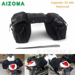 Motorcycle Saddle Bag Large Capacity Side Tool Bag Luggage Pouch For Suzuki DR - Picture 1 of 12