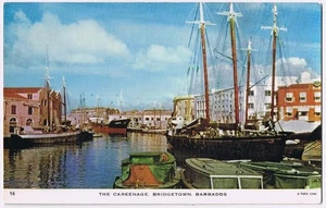 Barbados Karibikinsel Postkarte Bridgetown The Careenage - Bild 1 von 2