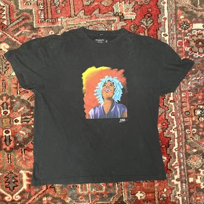 Camiseta De Colección Y2K Años 90 Abercrombie and Fitch Gráfica Para Hombre XL Manga Larga Azul Foto 1 de 4