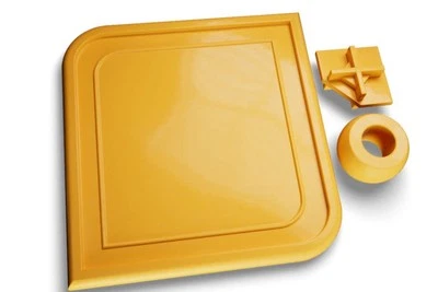 PPG Powder Coatings Atlas Yellow Polyester 50 lbs. PCTZ39112 - Image 1 of 4