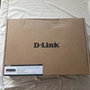 D-Link DES-1210-28P 28-Port Fast Ethernet Smart Managed PoE Switch Brand New - Picture 1 of 3