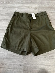 Neu mit Etikett Spanx Stretch-Twill-Hose Shorts Damen XL dunkelkieferngrün 7" Schrittlänge - Bild 1 von 8
