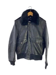 Schott Leather Blouson with Fur Liner Black 40 Cowhide - Picture 1 of 7