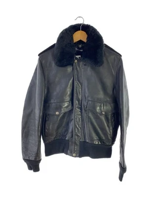 Schott Leather Blouson with Fur Liner Black 40 Cowhide - Image 1 of 4