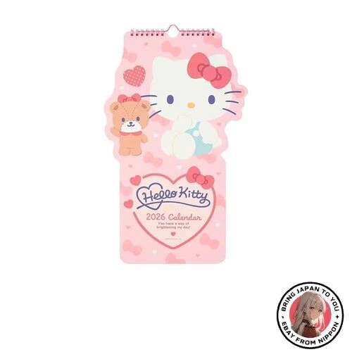 New Sanrio 2026 Hello Kitty Die-Cut Calendar Paper Wall Calendar Wall Calendar - Image 1 of 1