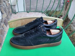 Officine Creative Asset 001 schwarze Leder Sneaker Schuhe Größe 46 / US 12 - Bild 1 von 11