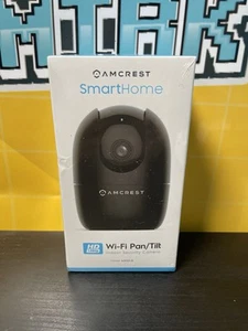 Amcrest ASH21-B 1080p Smart Home Wireless Security Camera Wi-Fi Pan/tilt - Black - Picture 1 of 6