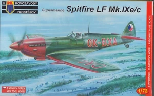 KP Models Supermarine Spitfire LF Mk.IXe/c 1/72 Scale Model Kit Czech / Greek - Picture 1 of 3