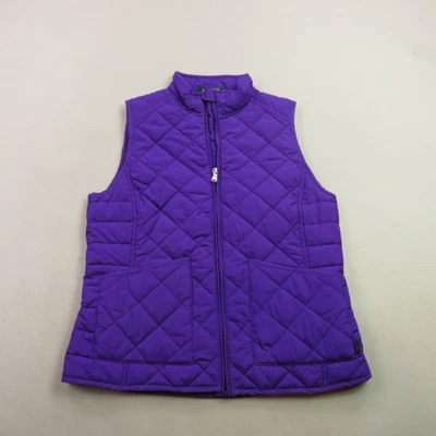 Chaleco Ralph Lauren Mujer Mediano Sin Mangas Cremallera Completa Púrpura Ligero Golf Foto 1 de 4