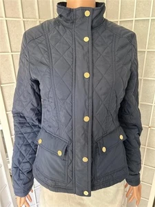 Women's/Teen's A New Day Small Navy Blue Quilted Snap Button Zip Up Jacket - Picture 1 of 9