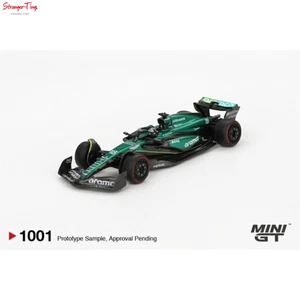 MINI GT 01001-BL - 1/64 ASTON MARTIN NO.18 LANCE STROLL F1 BAHRAIN GP BLISTER - Bild 1 von 3