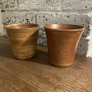 Vintage Set Dan Oliver Steingut Tassen - Studio Art Pottery - Bild 1 von 7