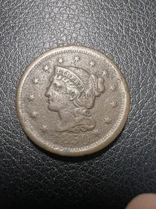 1850 Flechthaar großer Cent 1C - Bild 1 von 2