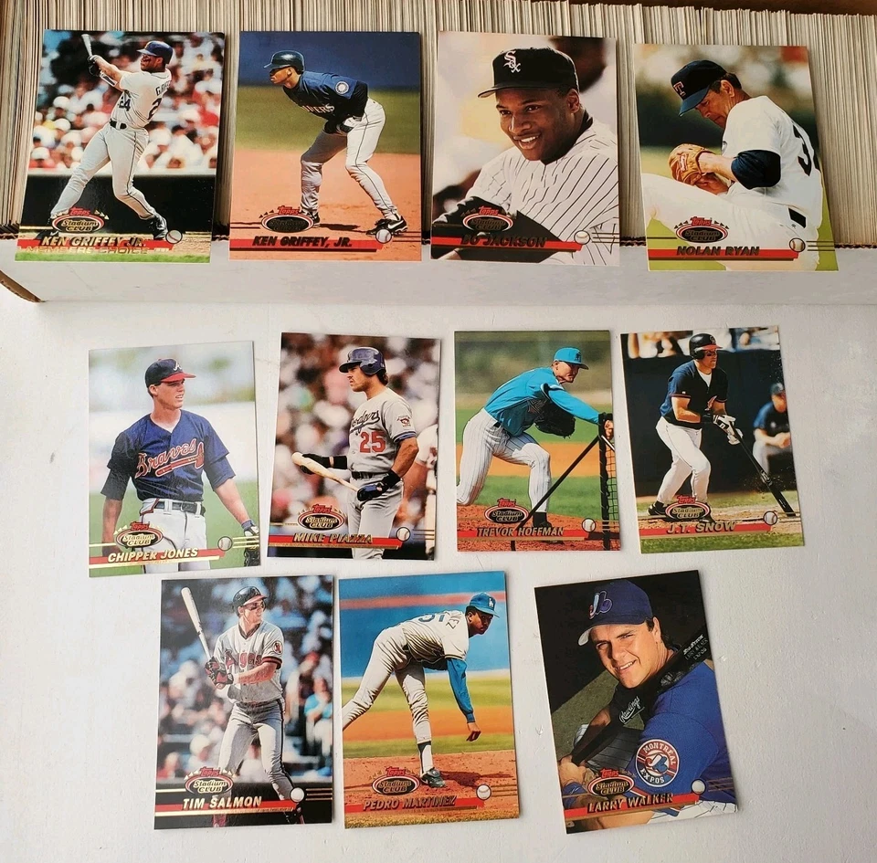 1993 Topps Stadium Club Baseball Complete Set 1-750 NM-MT Series 1,2,3 Griffey! - Image 1 of 3