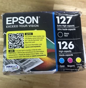 Epson 127/126 (T127120BCS) Ink Cartridge - 4 Pack 10/2026 - Picture 1 of 4