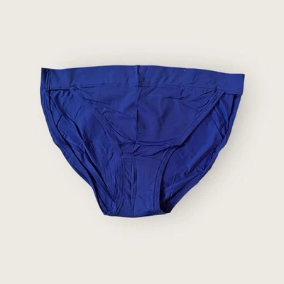 Calcinha de Biquíni Lane Bryant Cacique Comfort Bliss Cordão 18/20 Azul Clematis - Imagem 1 de 2