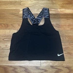 Nike Pro Tank Top Damen Schwarz Intertwist Training Sport Cropped XS - Bild 1 von 7