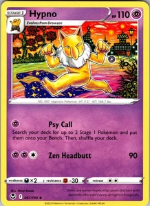 Hypno 061/195 Uncommon Regular SWSH12: Silver Tempest NM - Picture 1 of 2