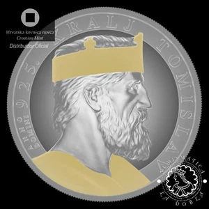 2025 - 6 EURO 2 Oz Plata PROOF - King Tomislav - CROACIA - Picture 1 of 2