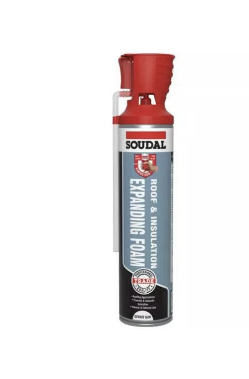 Soudal Gun Genius Roof & Insulation Foam 600ml
