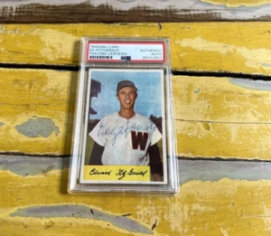 Ed Fitzgerald Senators Autographed Signed 1954 Bowman Card #168 PSA Slab - Picture 1 of 7