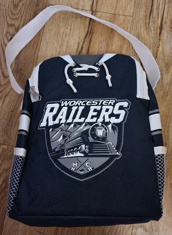 Worcester Railers 2017-18 ECHL Hockey Inaugural Season Promotional Lunch Bag Cover