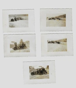 Vintage 1937 Photographs Old Automobile Car And Boat Photos Lot of 5 VG - Picture 1 of 2