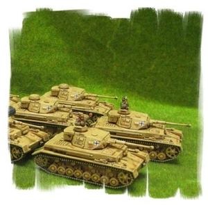 Painted! - Panzer IV Company (10 tanks) - 15mm WW2 -Flames of War - Imagen 1 de 3